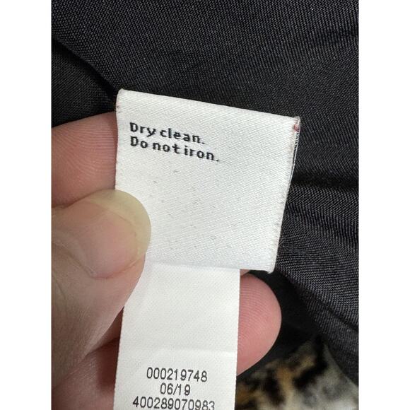 Nine West Jacket Womens Small Leopard Animal Print Faux Fur Zip Up Pockets Cozy - Picture 8 of 12